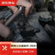 京东养车 火花塞养护套餐 更换火花塞 四支 含火花塞  包工包料