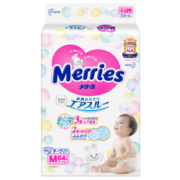 Merries 妙而舒 婴儿纸尿裤 M64片