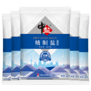 需抢券、京东特价版app：中盐 加碘精制盐 500g*5袋*2件