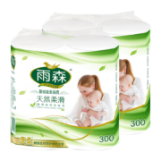 京东特价app：雨森（YUSEN）卷纸妇婴系列原生木浆【300g组合*2】