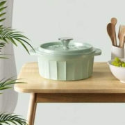 KBH 康巴赫 enamel 珐琅锅铸铁锅 24cm（赠漏勺+汤勺+防烫手套）