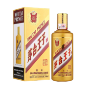 PLUS会员：MOUTAI 茅台 金王子酒 53%vol 酱香型白酒 500ml 单瓶装