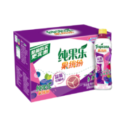 plus会员：百事可乐果缤纷 蓝莓石榴味 果汁饮料 450ml*15瓶 整箱装 *3件