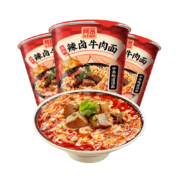 京东特价APP、需抢券：阿宽 兰州拉面方便面 辣卤牛肉面*3杯