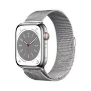 限A+会员：Apple 苹果 Watch Series 8 智能手表 GPS+蜂窝款 45mm 米兰尼斯表带