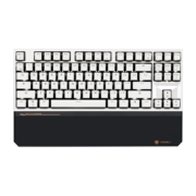 PLUS会员：HEXGEARS 黑峡谷 X3 双模机械键盘 87键 BOX玫瑰红轴