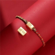 PLUS会员、概率券：CHJ JEWELLERY 潮宏基 新年礼物 小金砖-手绳款 SCG30003609