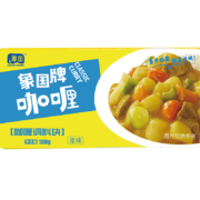 Plus会员:象国 原味咖喱块100g/盒 家用添加黄咖喱酱粉牛肉汤饭拌饭调料