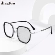 JingPro 镜邦 1.74极薄防雾防蓝光镜片*2片+超轻钛架（多款可选）