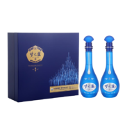 PLUS会员、需抢券：YANGHE 洋河 梦之蓝 蓝色经典 M6 45%vol 浓香型白酒 500ml*2瓶 礼盒装