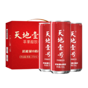 PLUS会员：天地壹号 苹果醋饮料 青春喜庆装 270ml*12罐/箱*2件