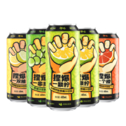 健力宝旗下，哪吒 0糖0脂 气泡水果味整箱500mL*24瓶
