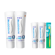 SENSODYNE 舒适达 抗敏感牙膏100g*2支赠专修美白40g 牙刷一个