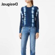 Desigual 女士纯棉蜡染印花长袖上衣 22SWJF33  含税直邮到手￥380.13
