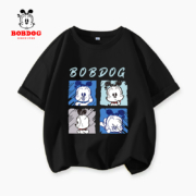 Bobdog 巴布豆 男童夏款纯棉宽松短袖T恤（110~160码）多色