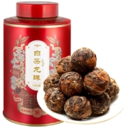 PLUS会员：御龙韵 白茶品鉴级2014年贡眉紧压龙珠白茶茶叶 125克/罐