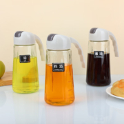 京东特价app、需抢券：DOCOXO 自动开合玻璃控油壶 630ml*2个
