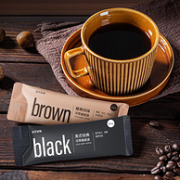 知乎知物 black&brown 0糖0脂冷萃咖啡原液 33mL*20条*2件 赠玻璃杯