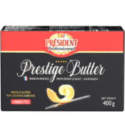 PLUS会员：PRéSIDENT 总统 黄油 淡味 400g
