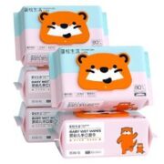 POMPOM LIFE 蓬松生活 婴儿湿巾 65g80抽/包*3包