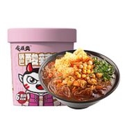 食族人 锅巴酸辣粉3桶+锅巴酸菜粉3桶