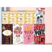glico 格力高 饼干下午茶零食 5盒+3包