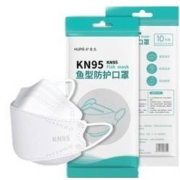 京喜、有券的上：HUPS 护普生 KN95鱼嘴型防护口罩 100只