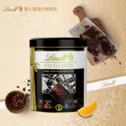 临期低价，Lindt 瑞士莲 特醇黑巧克力罐裝 440克