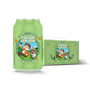 plus会员：统一 绿茶 欢乐斗地主联名罐 310ml*6入罐整箱装*6件