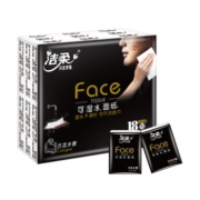 概率券、京喜APP:洁柔  黑Face 可湿水4层面巾纸  18包*1条