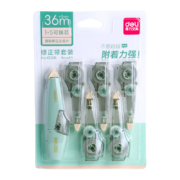 京东特价APP/京喜APP：deli 得力 可换替芯修正带 1支本体+5替芯
