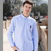 U.S. POLO ASSN. 男士纯棉长袖衬衫 USPOLO21112