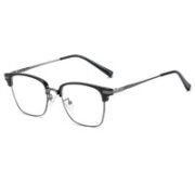 winsee 万新 1.60多屏防蓝光镜片（0-600度）+复古多边近视眼镜框
