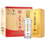 WULIANGYE 五粮液 五粮头曲 淡雅 52度 浓香型白酒 500ml*6瓶 整箱装
