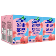 ?限地区、需领券：Nestle雀巢茶萃桃子清乌龙果汁 茶饮料250ml*6 联包