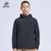 TECTOP 探拓 情侣款户外弹力运动连帽风衣外套