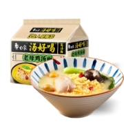 京东特价版：白象 方便面 汤好喝老母鸡汤面 103.5g*5包
