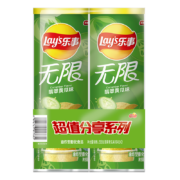Lay's 乐事 无限薯片 黄瓜味 104克*2*4