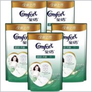 京东特价：Comfort 金纺 草本清香柔顺剂 420ml 5袋