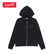 Baleno 班尼路 女士棉质连帽运动外套 88003507