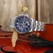 Citizen 西铁城 Promaster sky系列 CB5880-54L 男士三眼计时光动能五局电波手表