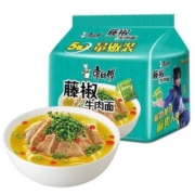 限地区、京喜、概率券：康师傅  一倍半藤椒水煮牛肉 泡面110g*5包
