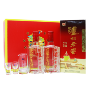 泸州老窖【美酒狂欢购】头曲礼盒 双支装 浓香型白酒 52度六年窖头曲礼盒500ml*2瓶