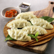 皮薄馅香！bibigo 必品阁 韩式王饺子5袋组合 1830g  玉米+泡菜+大葱牛肉+黑椒牛肉+煎饺口味随机