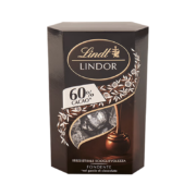 瑞士莲（lindt）意大利原装进口 软心60%黑巧克力 圣诞新年礼物200g*5