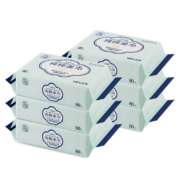 棉柔世家（FulCotton）婴儿一次性洗脸巾棉柔巾干湿两用抽纸  预售平纹36包