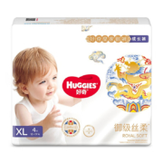 京东特价APP、需抢券：HUGGIES 好奇 皇家御裤系列 拉拉裤 XL4片