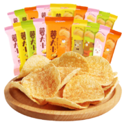 概率券、京喜APP：阿婆家的 薯片6包 混合口味