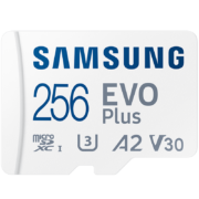 PLUS会员：SAMSUNG 三星 EVO Plus Micro-SD存储卡 256GB