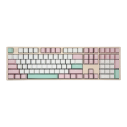 Ducky 吉利鸭 108键 有线机械键盘 芝芝桃桃 TTC爱心轴 单光